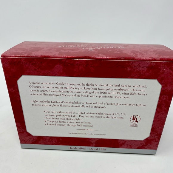 Vintage Hallmark Disney Mickey’s Comet Keepsake Ornament - Picture 3 of 8